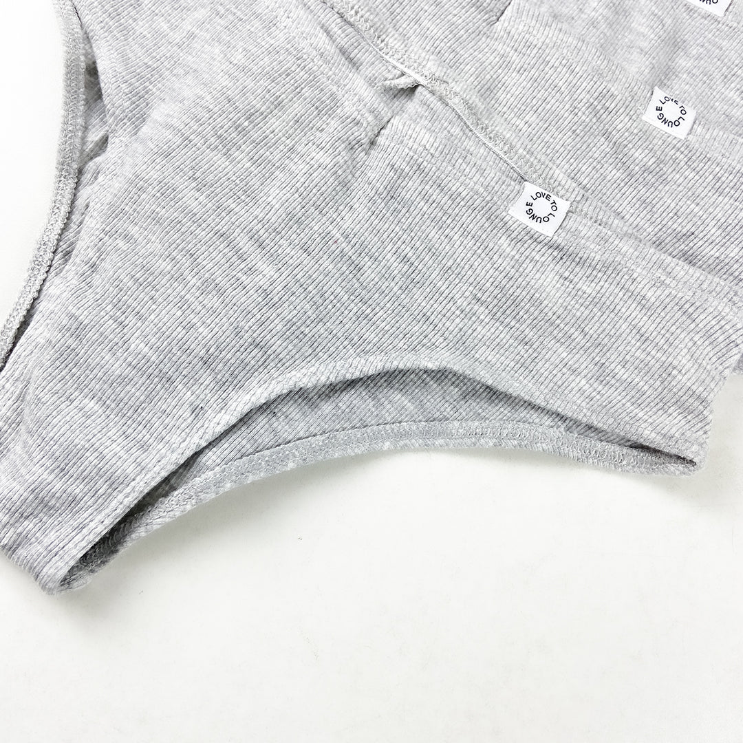 Pack of 3 Womens Cotton Ribbed V Shape Cotton Panty