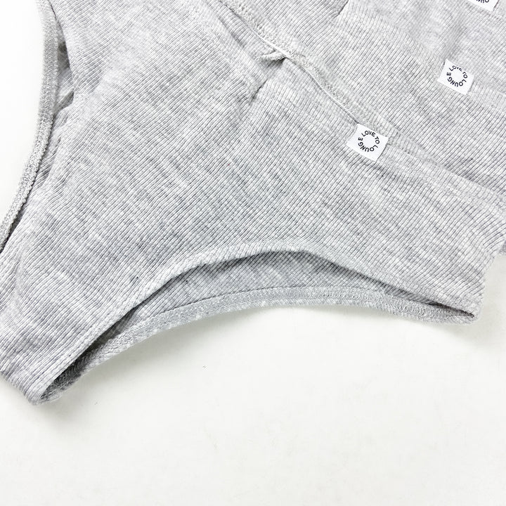 Pack of 3 Womens Cotton Ribbed V Shape Cotton Panty