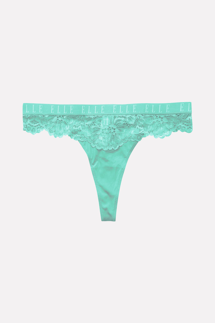 Women's Elegant Soft Stretch Floral Lace Comfortable Sexy Lace Thong Panty