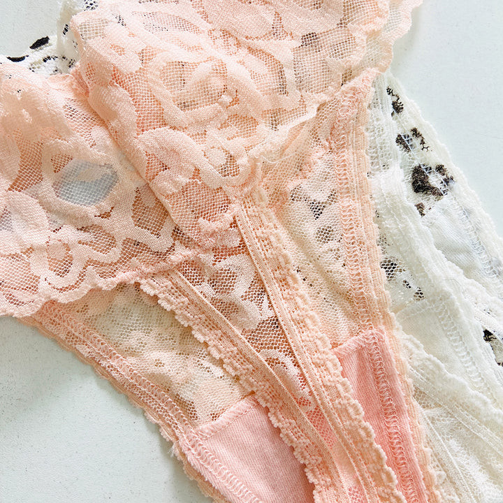 3pk Premium Lace Thongs