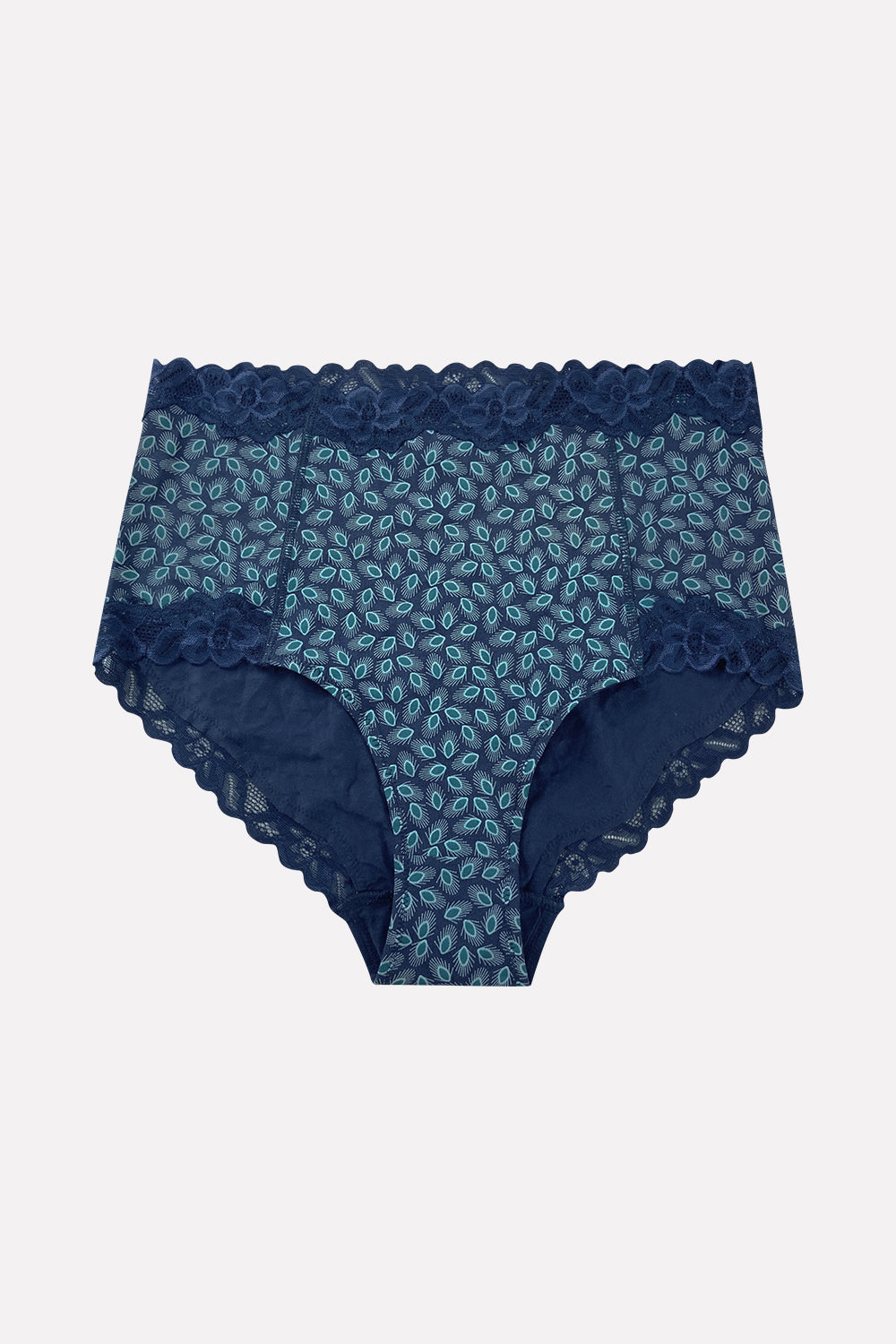 Ladies High Waisted Cotton Brief Panty