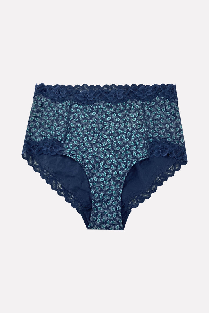 Ladies High Waisted Cotton Brief Panty