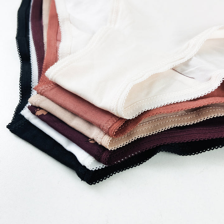 Pack of 3 Womens High Waist Soft & Breathable Cotton Panty