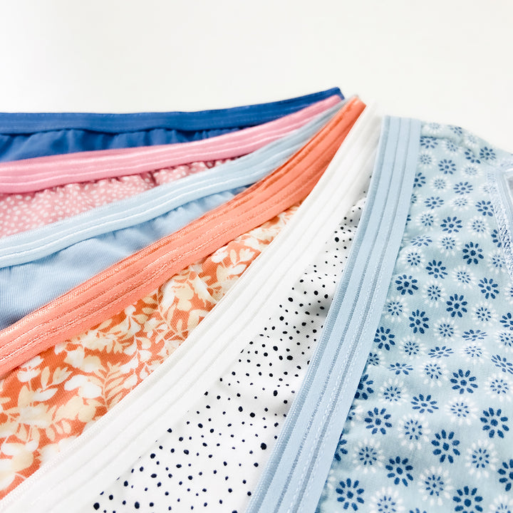 Pack of 3 Womens Cotton Half back Bikini Comfort Panty