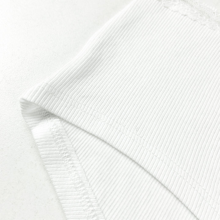 Pack of 3 Womens Ribbed Cotton Lace Waist Hipster Panty