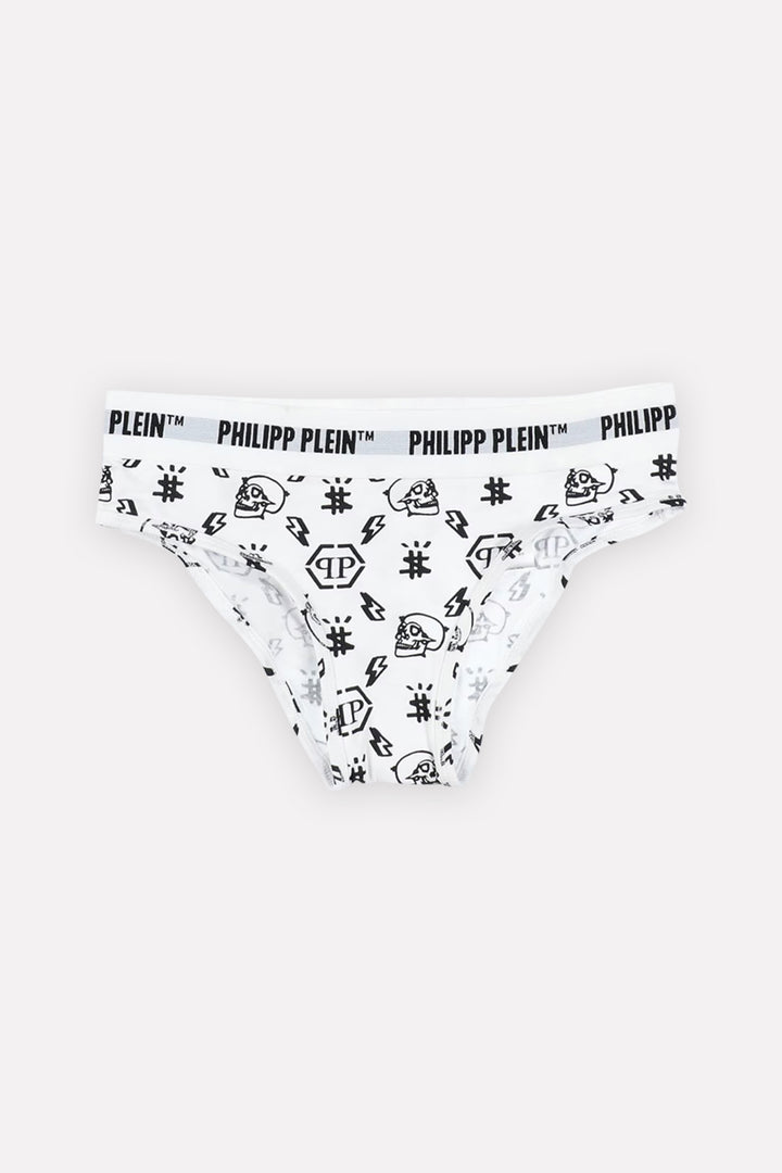 Womens Premium Logo Print Underwear Bikini Panties
