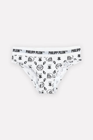 Womens Premium Logo Print Underwear Bikini Panties