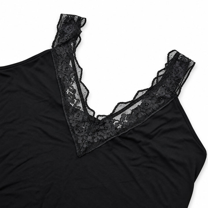 Women’s Stretch Lace Trim V-Neck Camisole Top