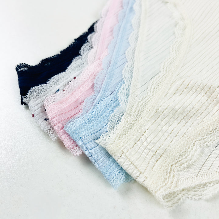 Pack of 3 Womens Ribbed Cotton Panty