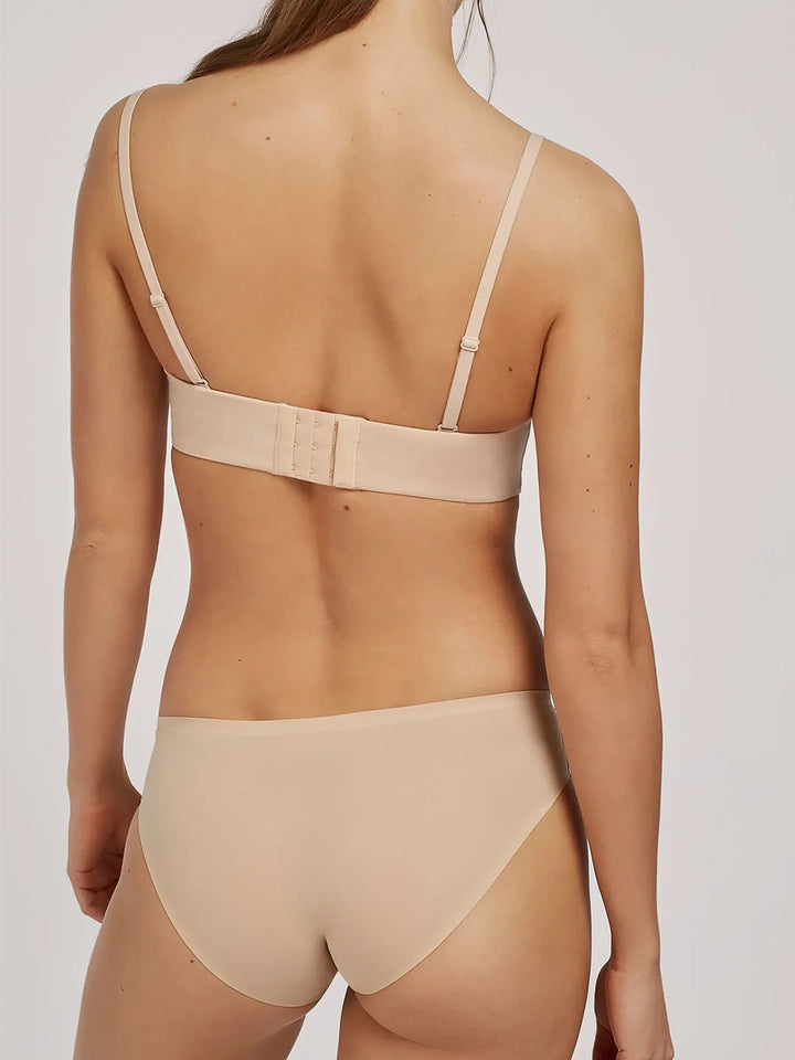 Womens Detachable Strap Underwired Push Up Bra