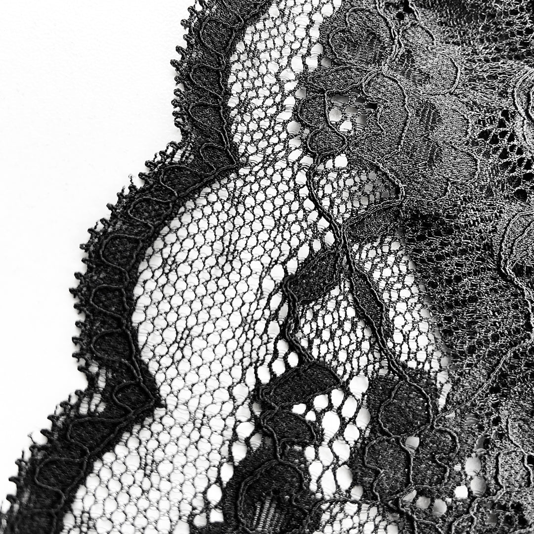 Ladies Mid Rise Lace Front Thong