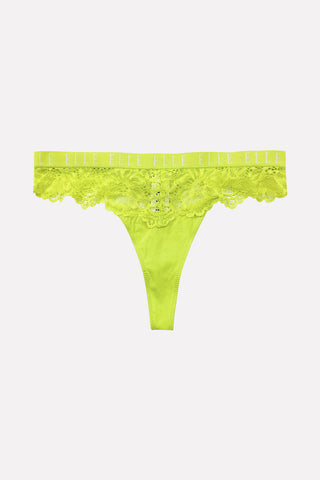Women's Elegant Soft Stretch Floral Lace Comfortable Sexy Lace Thong Panty