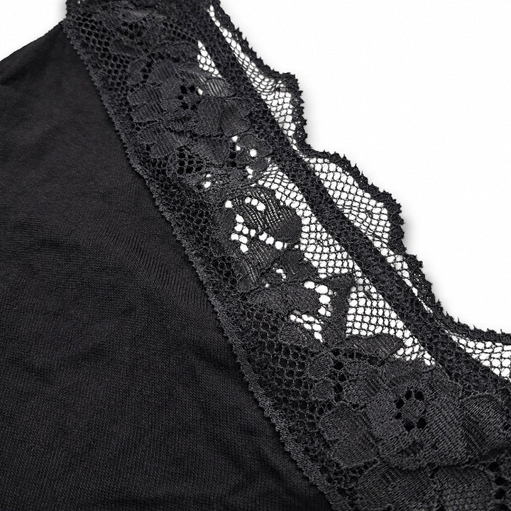Women’s Stretch Lace Trim V-Neck Camisole Top