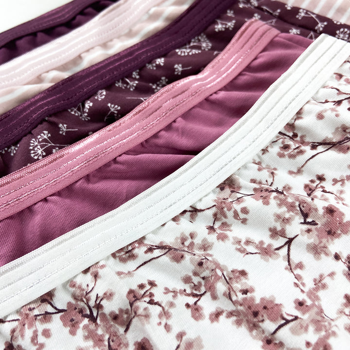 Pack of 3 Womens Cotton Blend Full Coverage Briefs