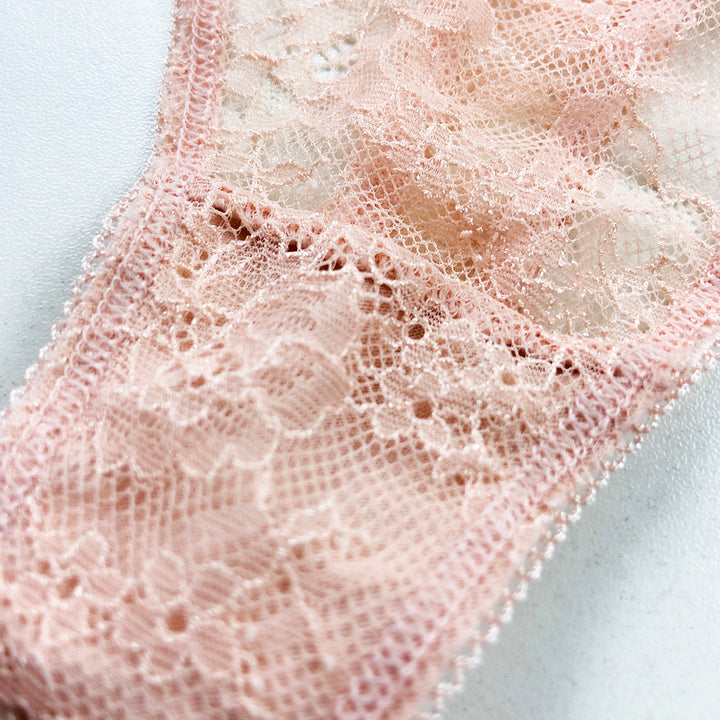 Ladies Mid Rise Lace Front Thong