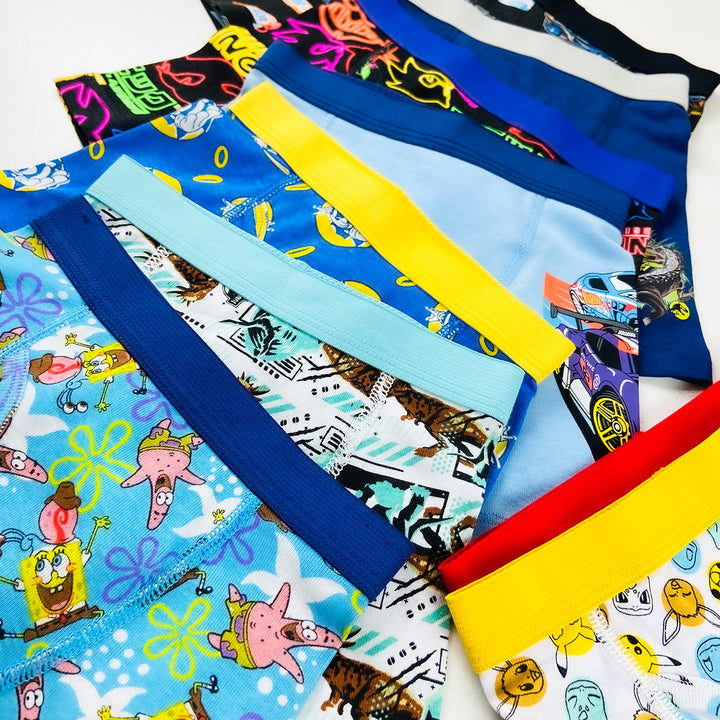 Pack of 5 Boys Cotton Fun Prints Boxer Underwear