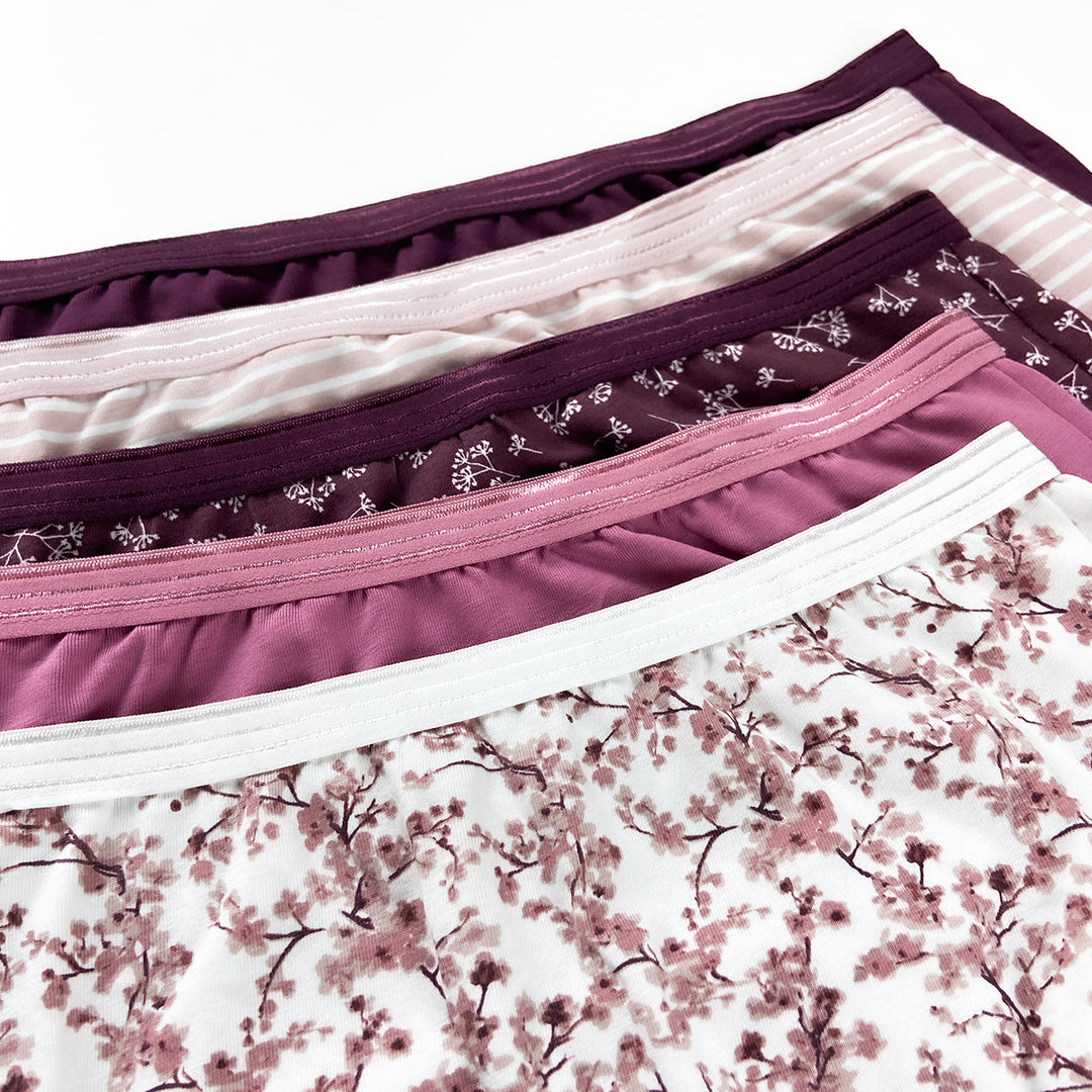 Pack of 3 Womens Cotton Blend Full Coverage Briefs