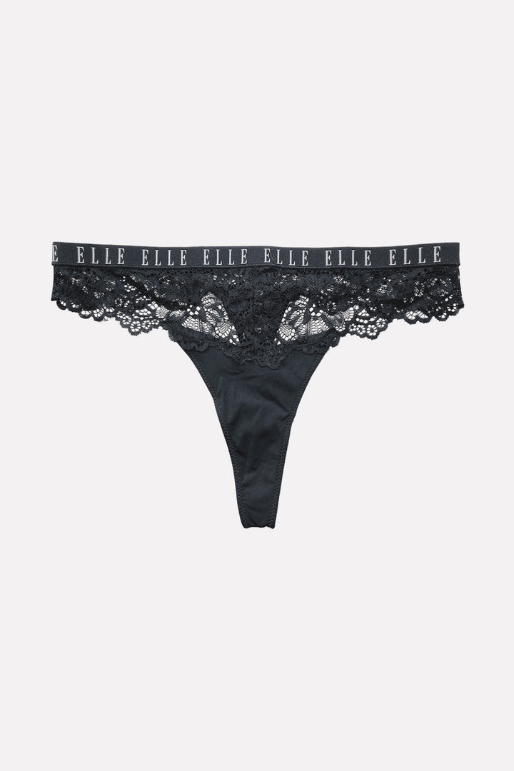 Women's Elegant Soft Stretch Floral Lace Comfortable Sexy Lace Thong Panty