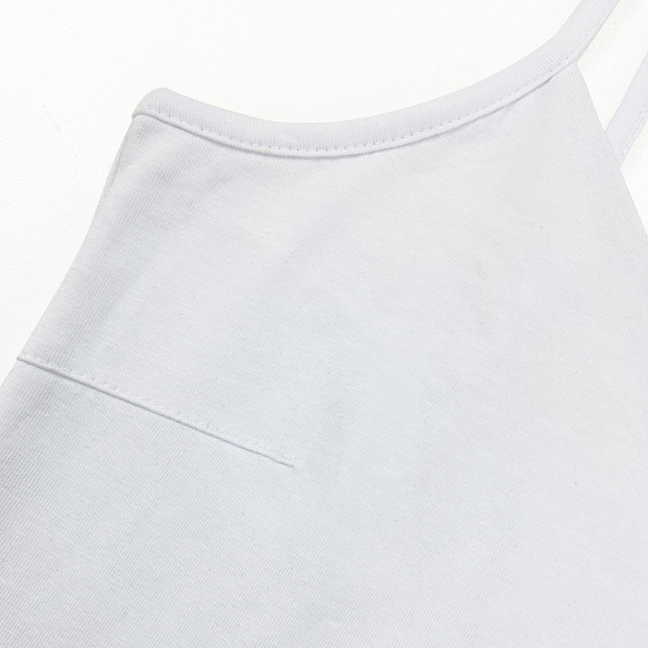 Womens Soft Cotton Adjustable Strap Camisole Tank Top