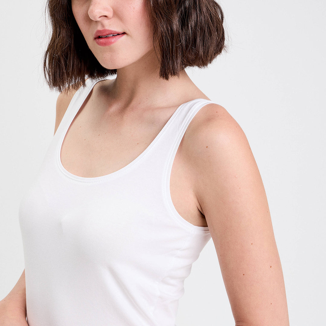 Women’s  Cotton Wide Strap Tank Top
