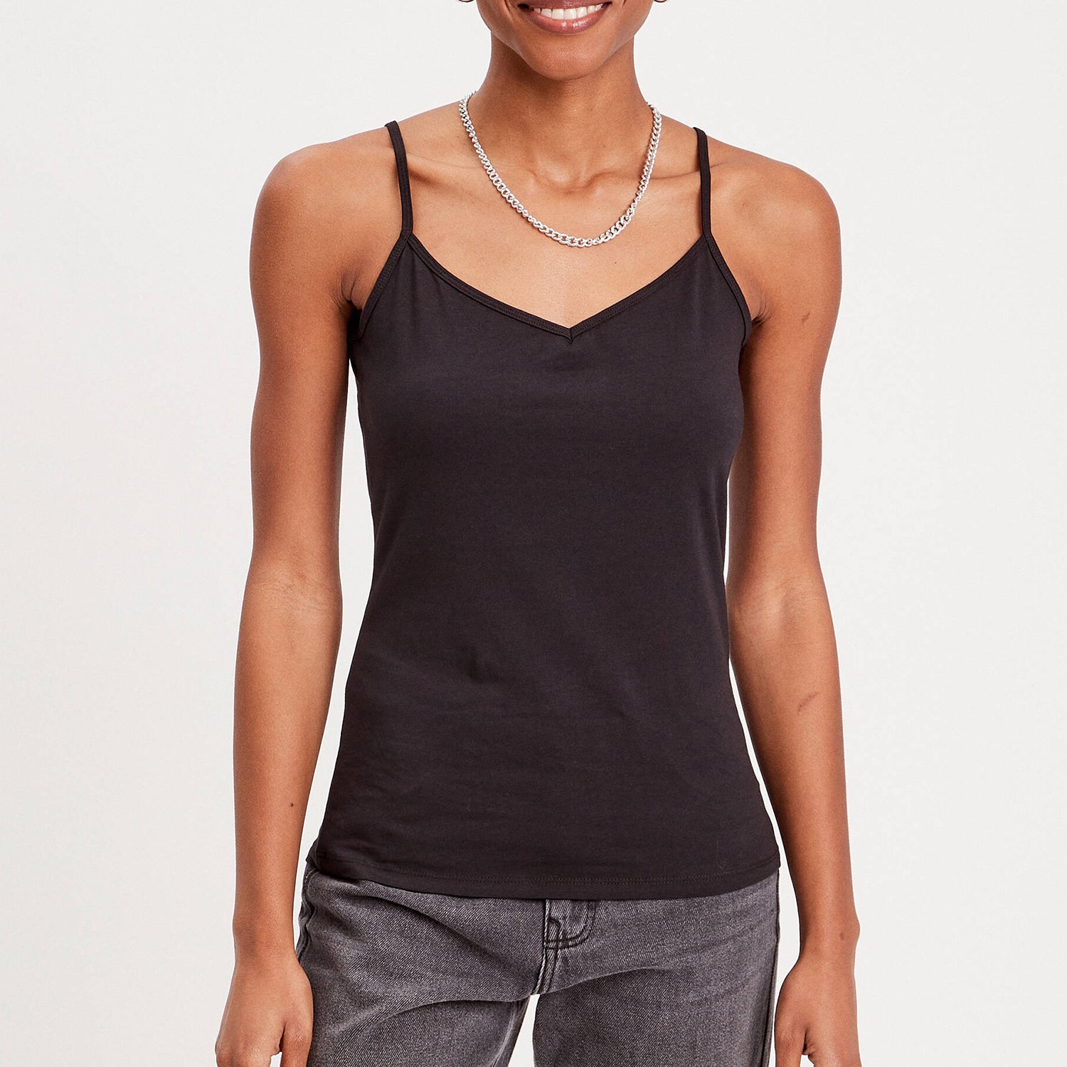 Ladies Basic Camisole Cotton Tank Top
