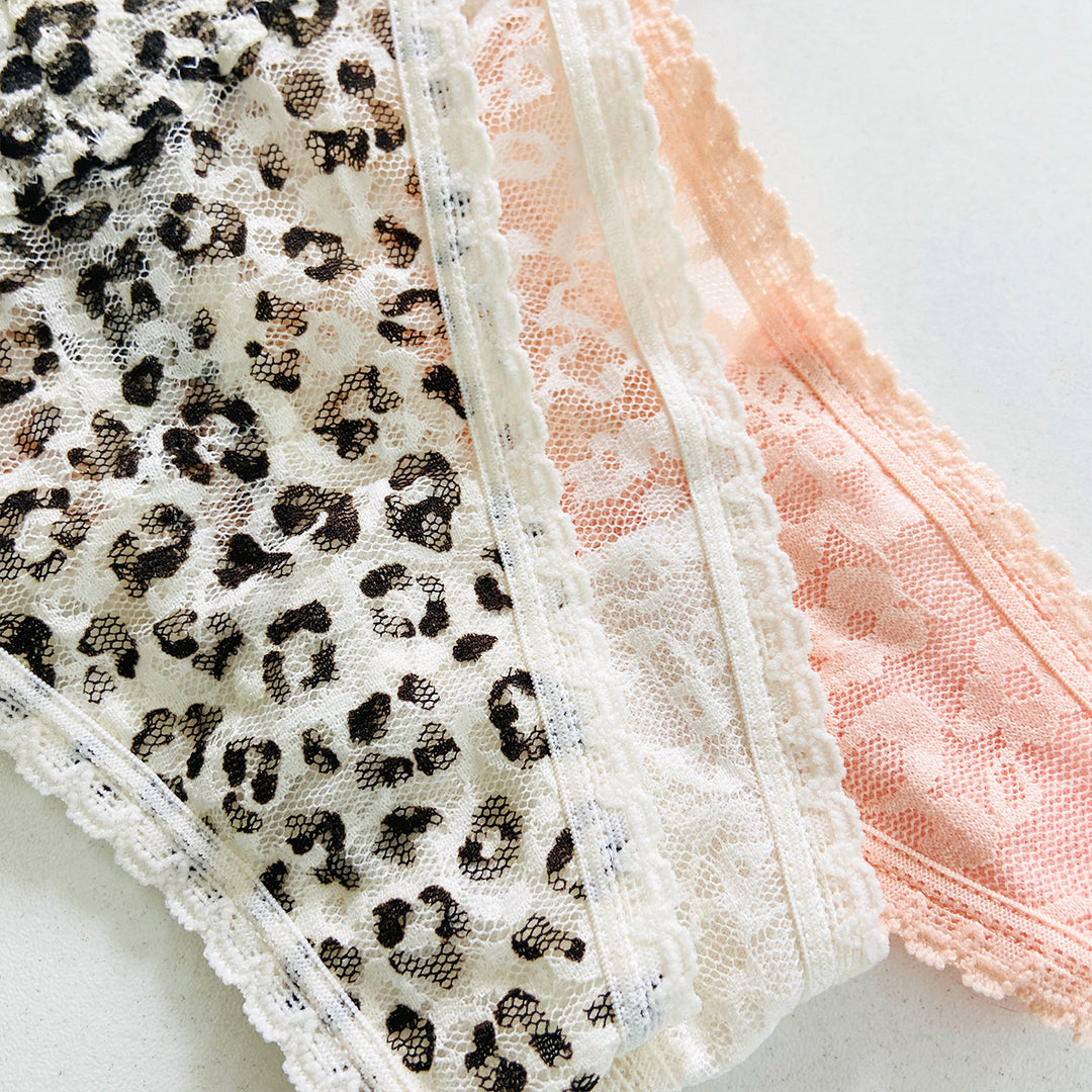 3pk Premium Lace Thongs