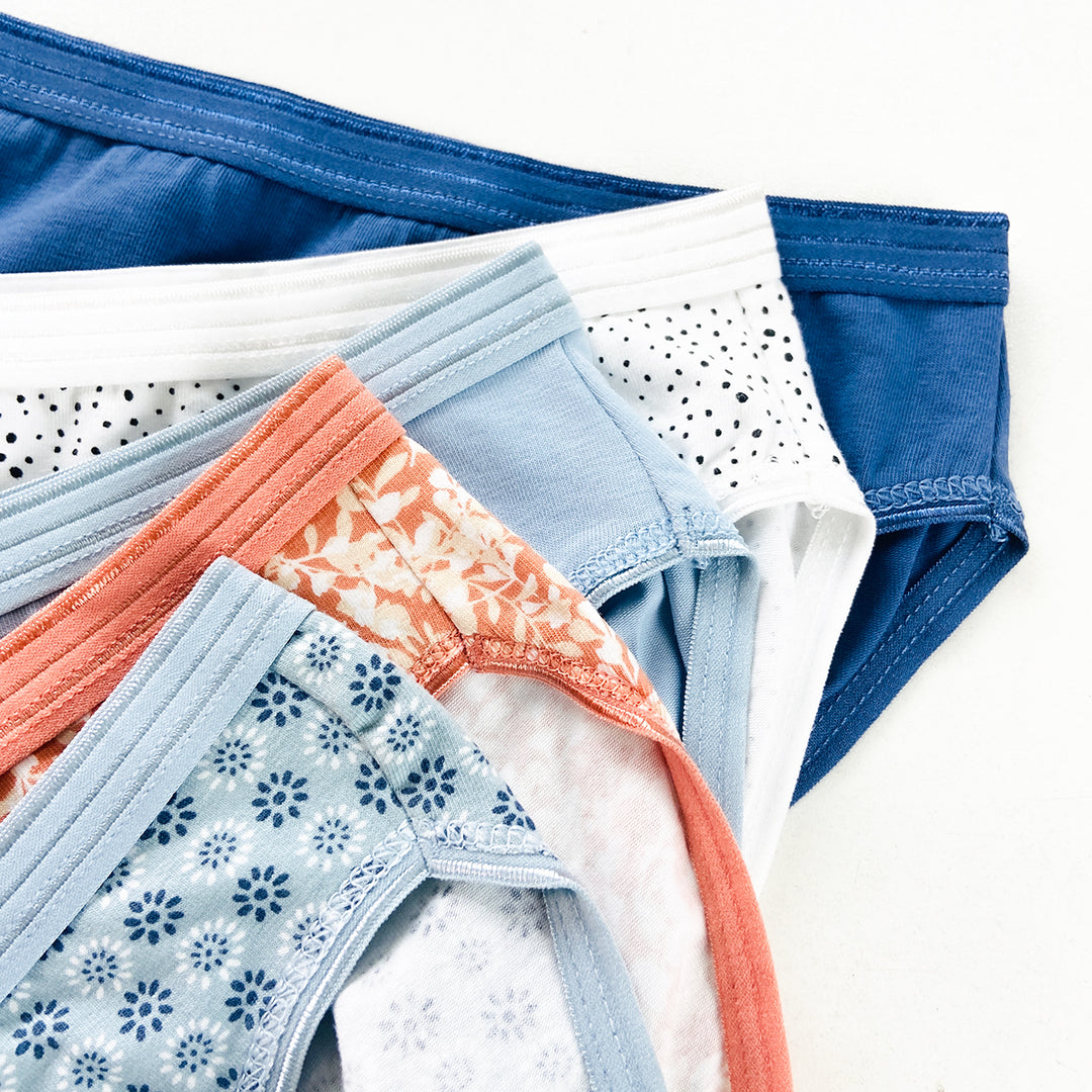 Pack of 3 Womens Cotton Half back Bikini Comfort Panty