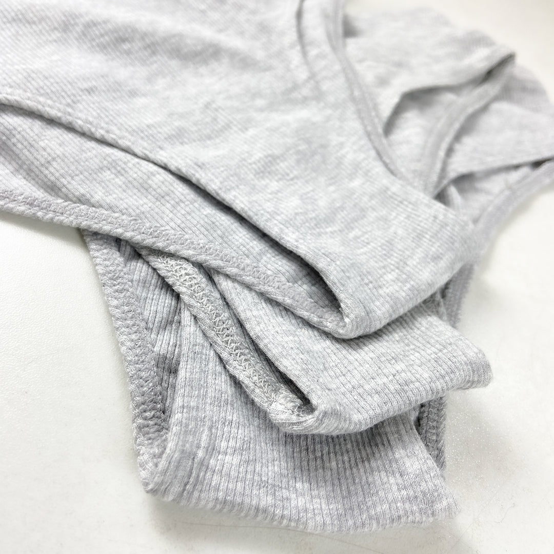 Pack of 3 Womens Cotton Ribbed V Shape Cotton Panty