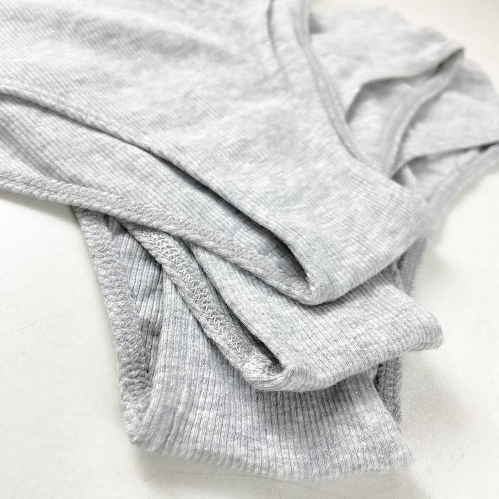 Pack of 3 Womens Cotton Ribbed V Shape Cotton Panty