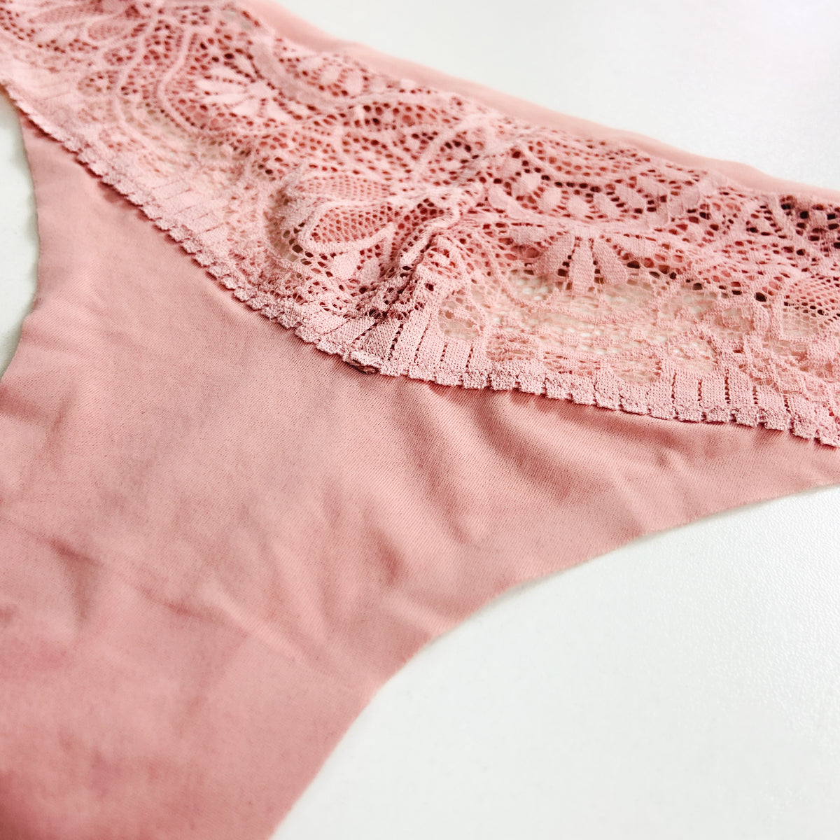 Womens Ultra-Soft & Seamless Comfort Lace Thong