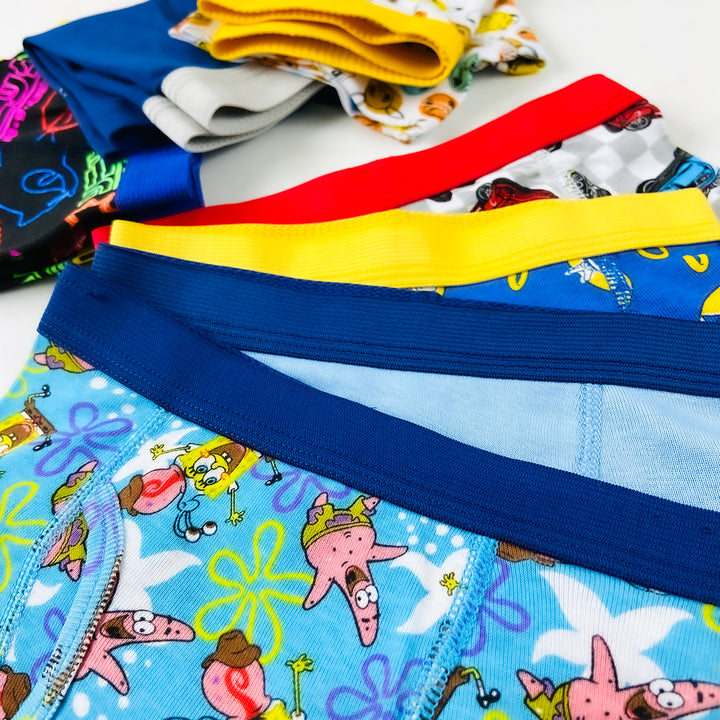 Pack of 5 Boys Cotton Fun Prints Boxer Underwear