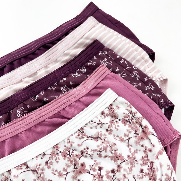 Pack of 3 Womens Cotton Blend Full Coverage Briefs