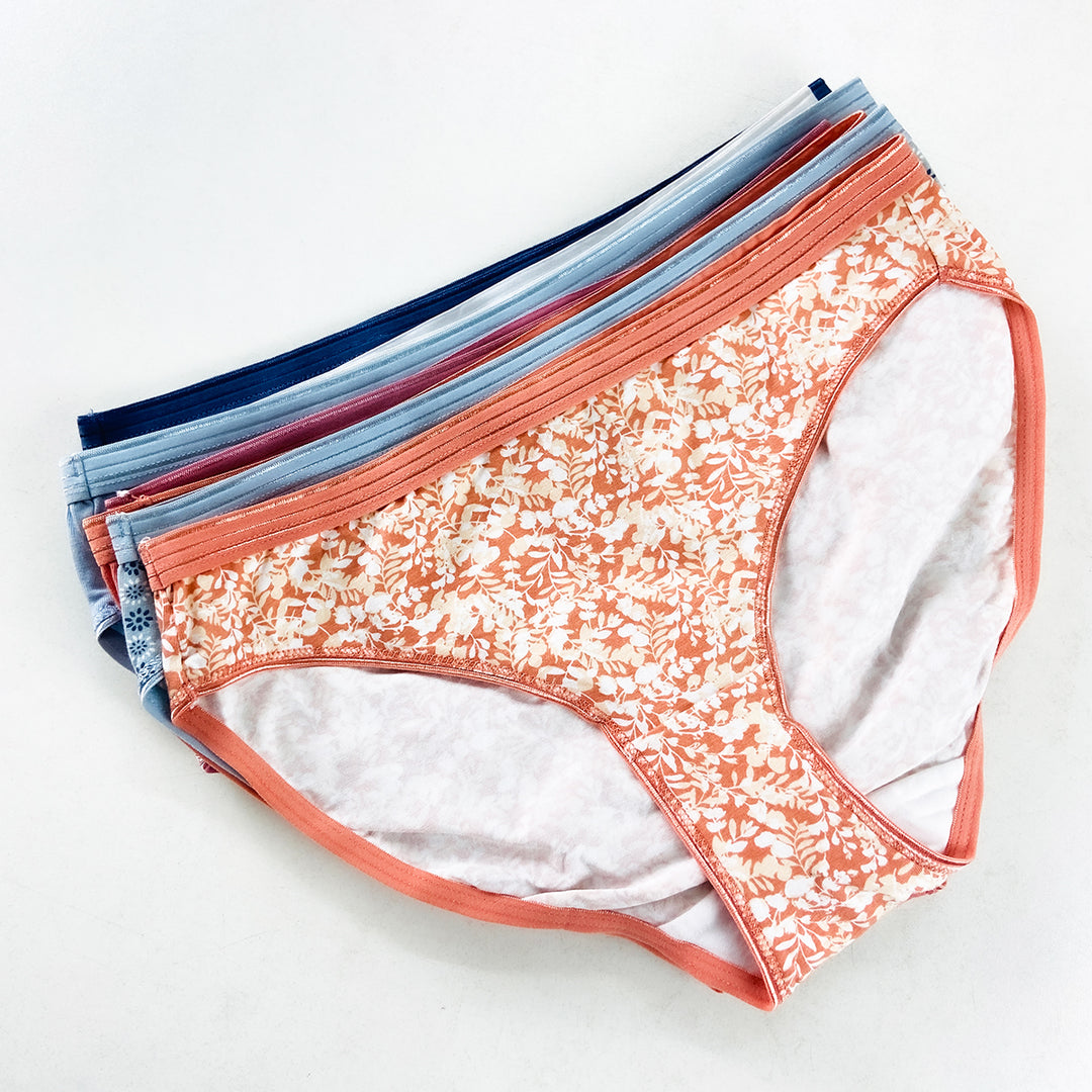 Pack of 3 Womens Cotton Half back Bikini Comfort Panty