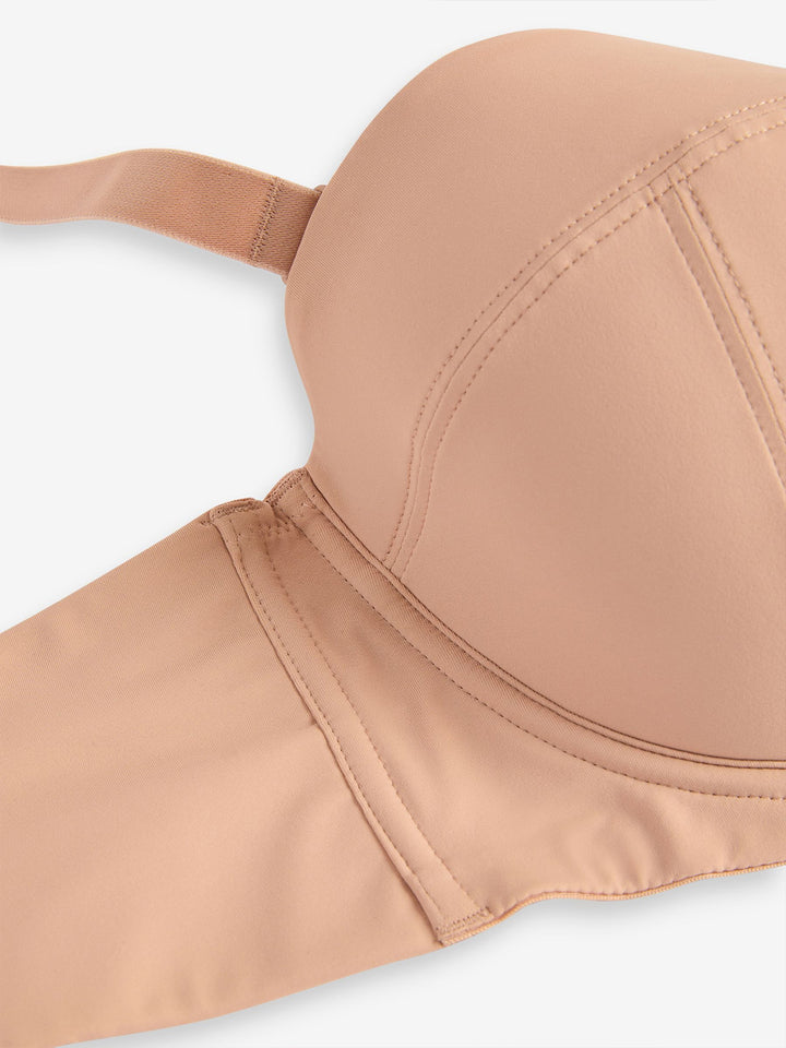Womens Lightly Padded Strapless Multiway Underwired Bra