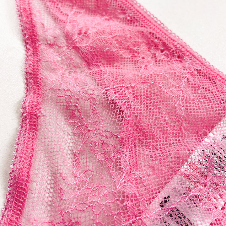 Ladies Mid Rise Lace Front Thong