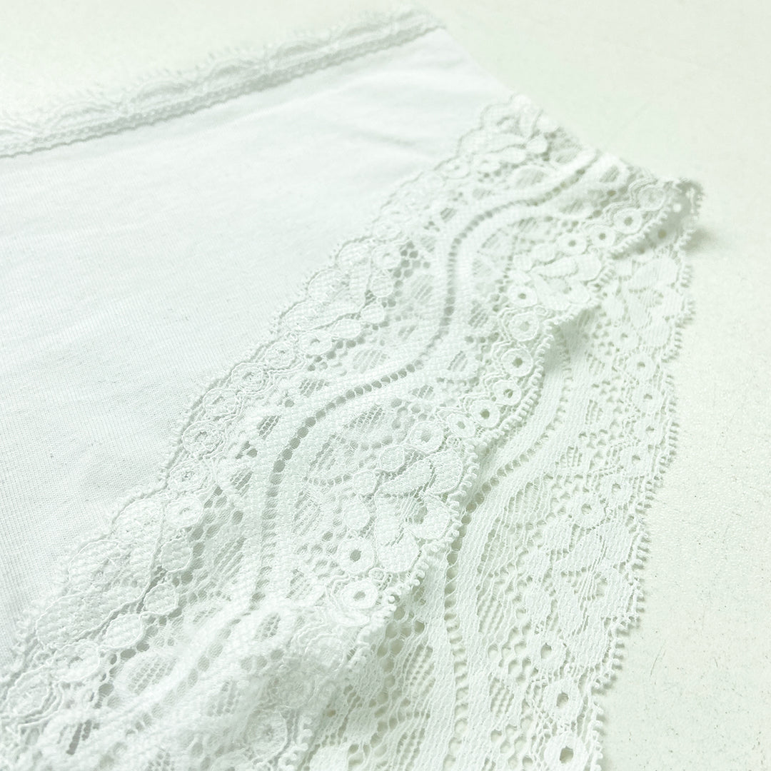 Pack of 3 Womens Premium Soft Stretch Fabric Floral Lace Panty