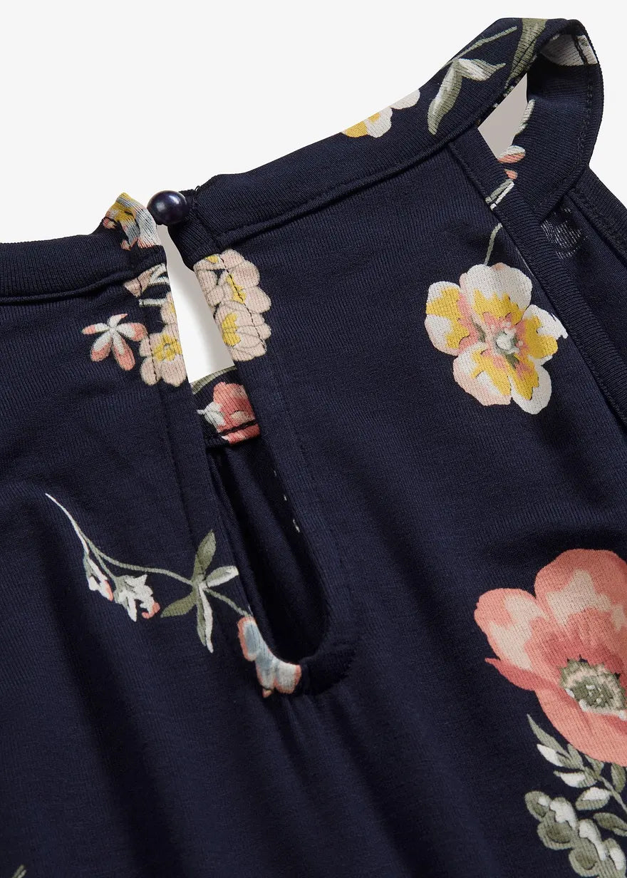 Ladies Sleeveless Floral Print Top