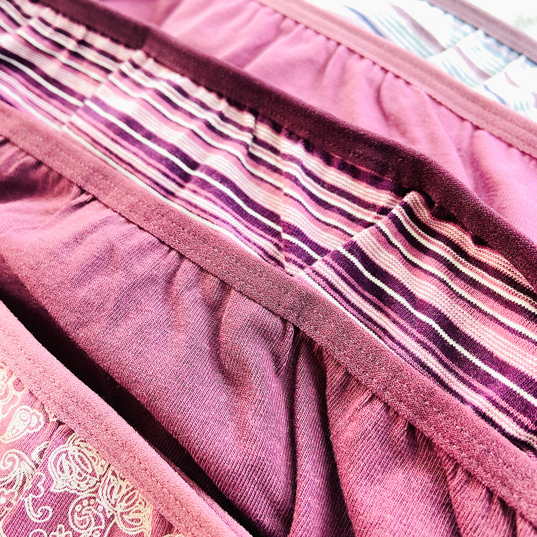 Pack of 4 Womens Classic Soft Cotton Mini Briefs Panty