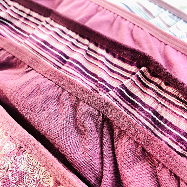 Pack of 4 Womens Classic Soft Cotton Mini Briefs Panty