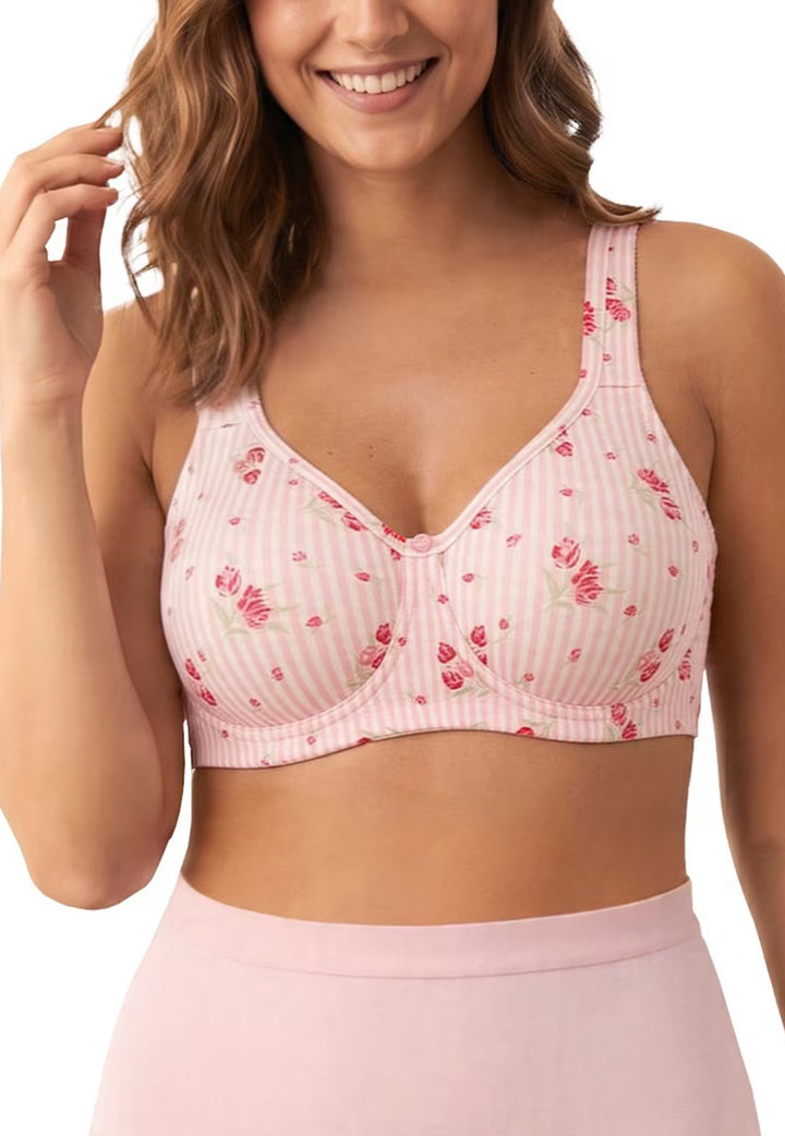 Womens Full Coverage Cotton Comfort Bra