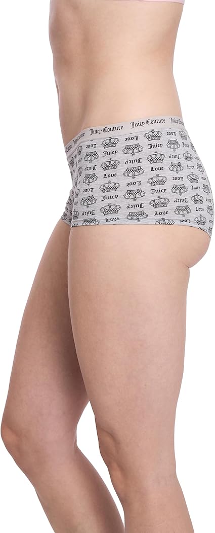 Womens 4 Pack Cotton Boyshort Brief Panty