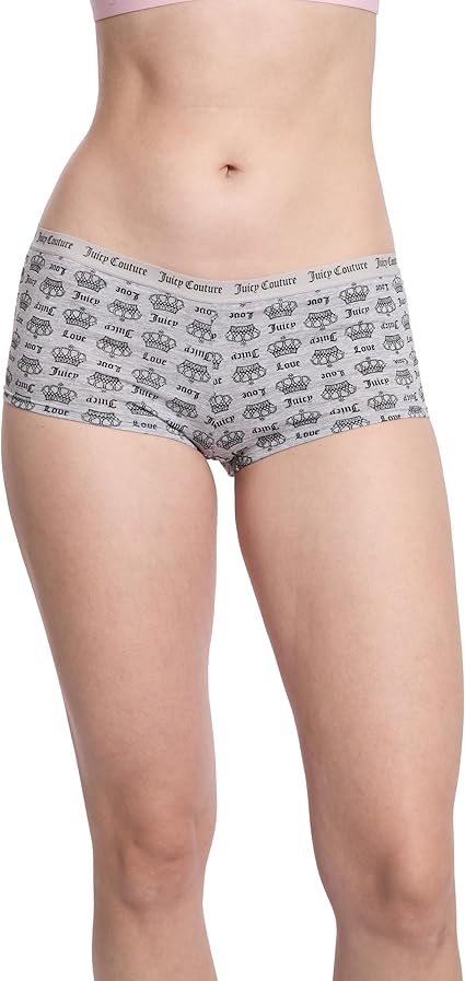 Womens 4 Pack Cotton Boyshort Brief Panty