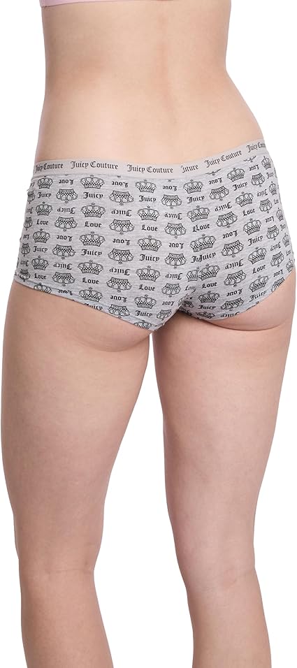 Womens 4 Pack Cotton Boyshort Brief Panty