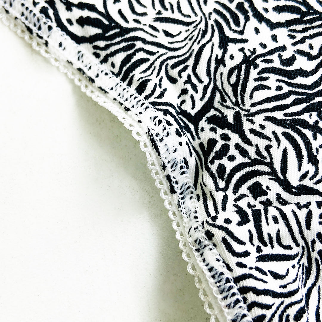 Ladies Mid Rise Lace Front Thong