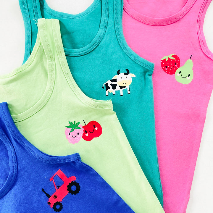 Kids Premium Soft Cotton Sleeveless Tank Top