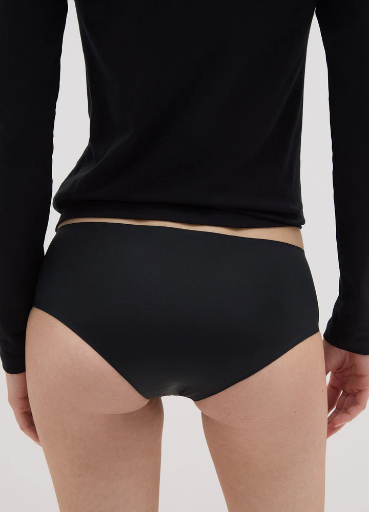 Womens Seamless Mid Rise Ultra Soft Invisible Panty