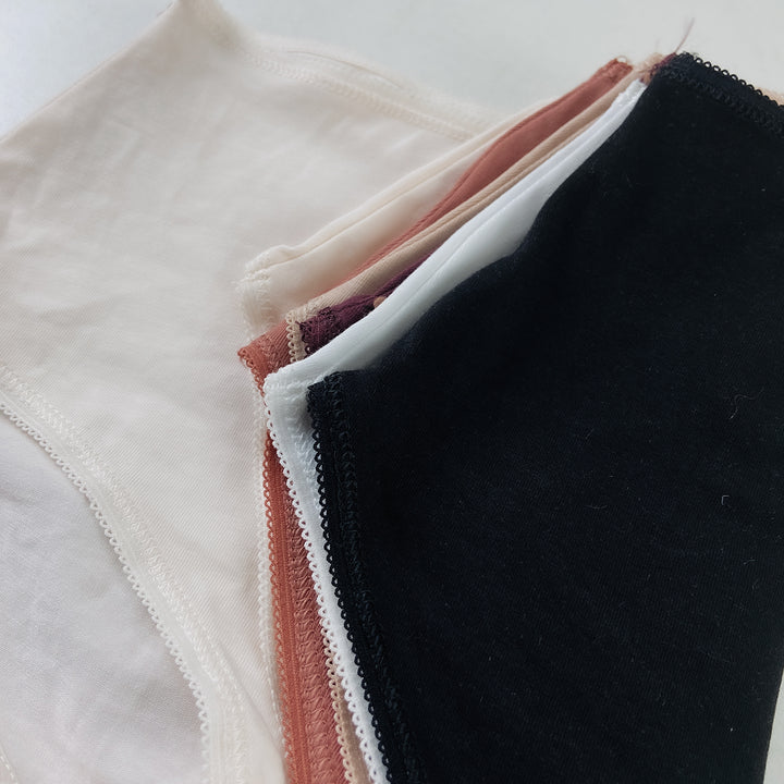 Pack of 3 Womens High Waist Soft & Breathable Cotton Panty