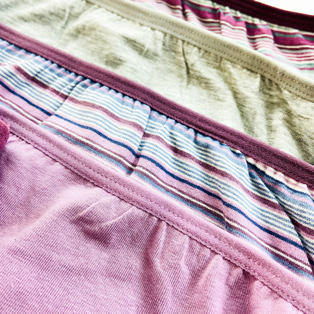 Pack of 4 Womens Classic Soft Cotton Mini Briefs Panty