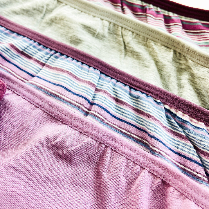 Pack of 4 Womens Classic Soft Cotton Mini Briefs Panty