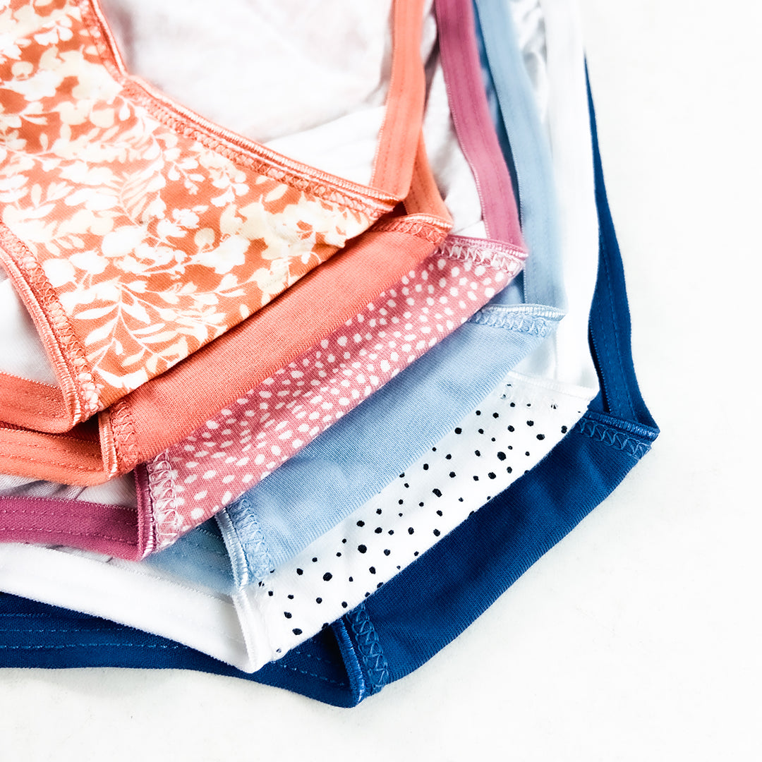 Pack of 3 Womens Cotton Half back Bikini Comfort Panty